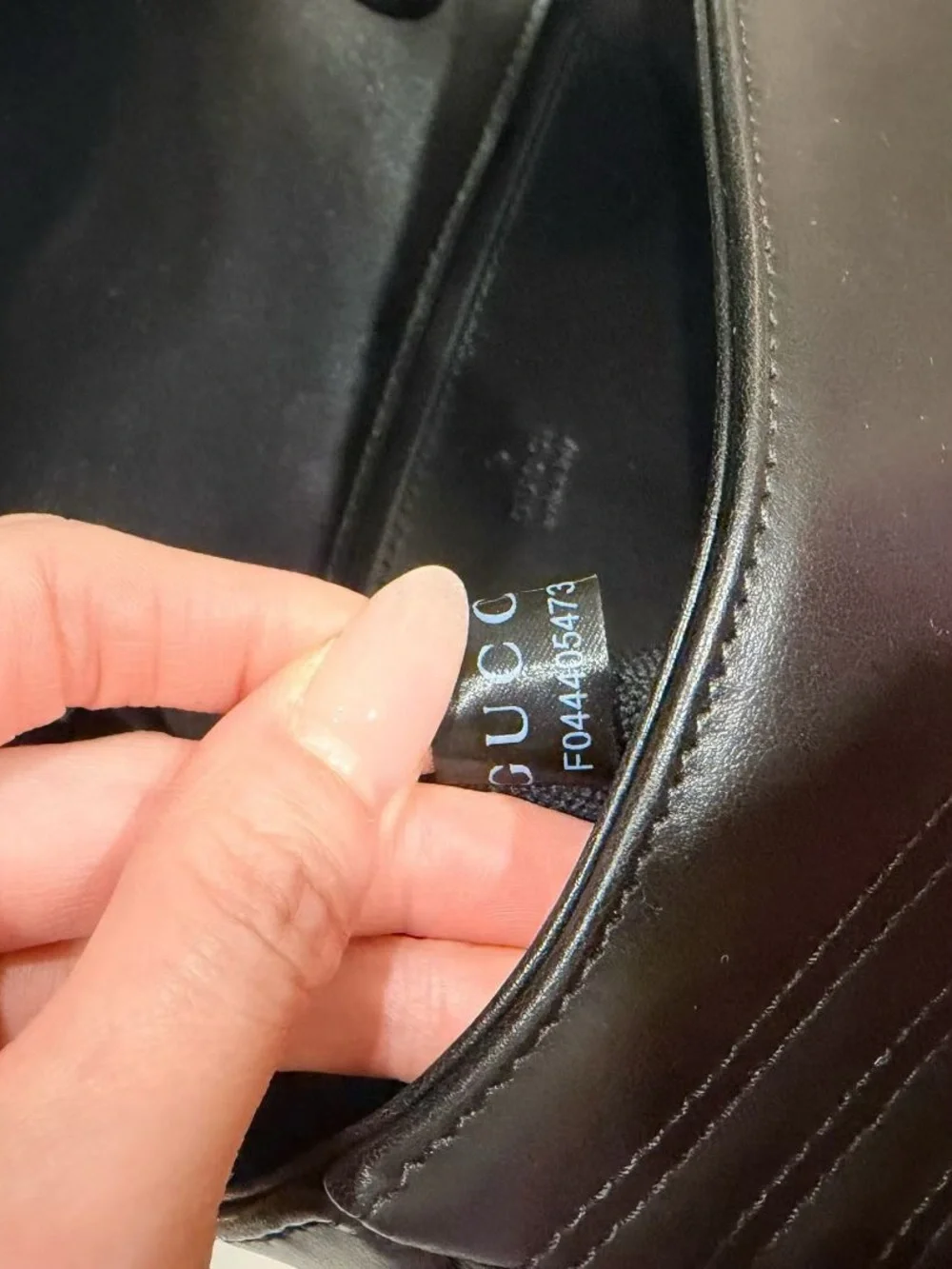 Gucci Black Matelassé GG Chain Shoulder Bag